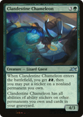 Clandestine Chameleon (UNF-420) - Unfinity Foil