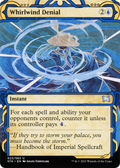 Whirlwind Denial (STA-023) - Strixhaven Mystical Archive: (Showcase) (Borderless) Foil