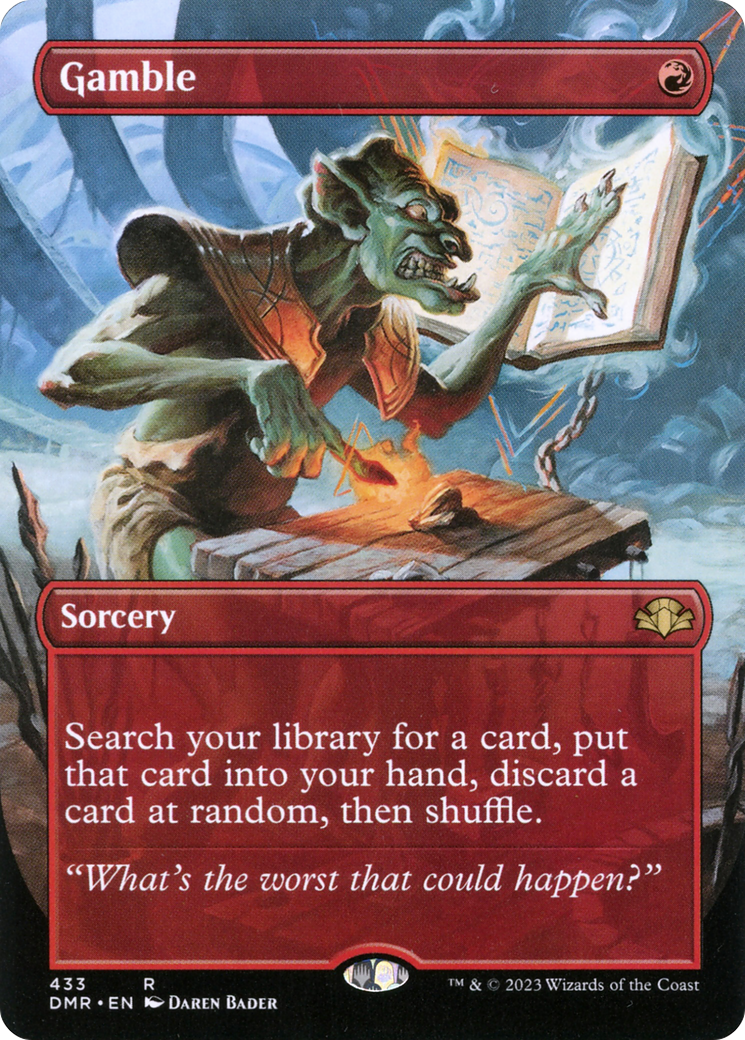 Gamble (DMR-433) - Dominaria Remastered (Borderless)
