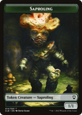 Saproling (CLB-014) - Battle for Baldur's Gate Tokens Foil