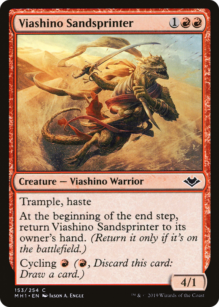 Viashino Sandsprinter (MH1-153) - Modern Horizons Foil