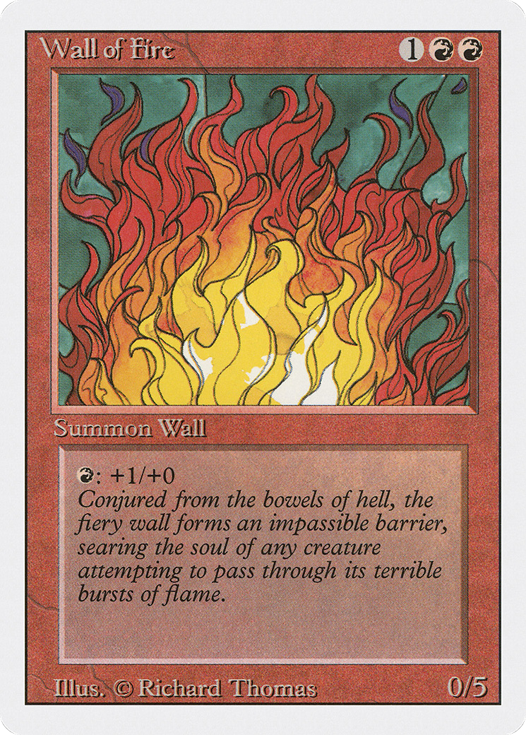 Wall of Fire (3ED-183) - Revised Edition