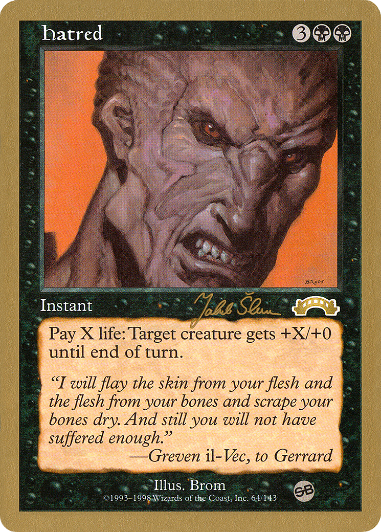 Hatred (WCD-) - World Championship Decks 1999