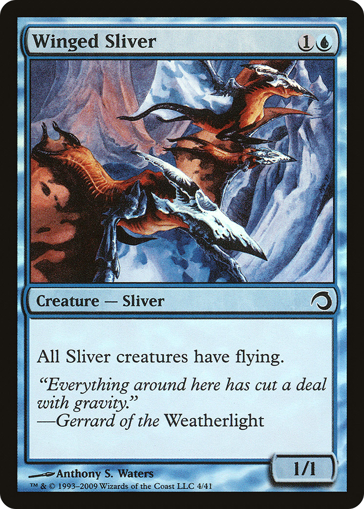 Winged Sliver (PDS-004) - Premium Deck Series: Slivers Foil