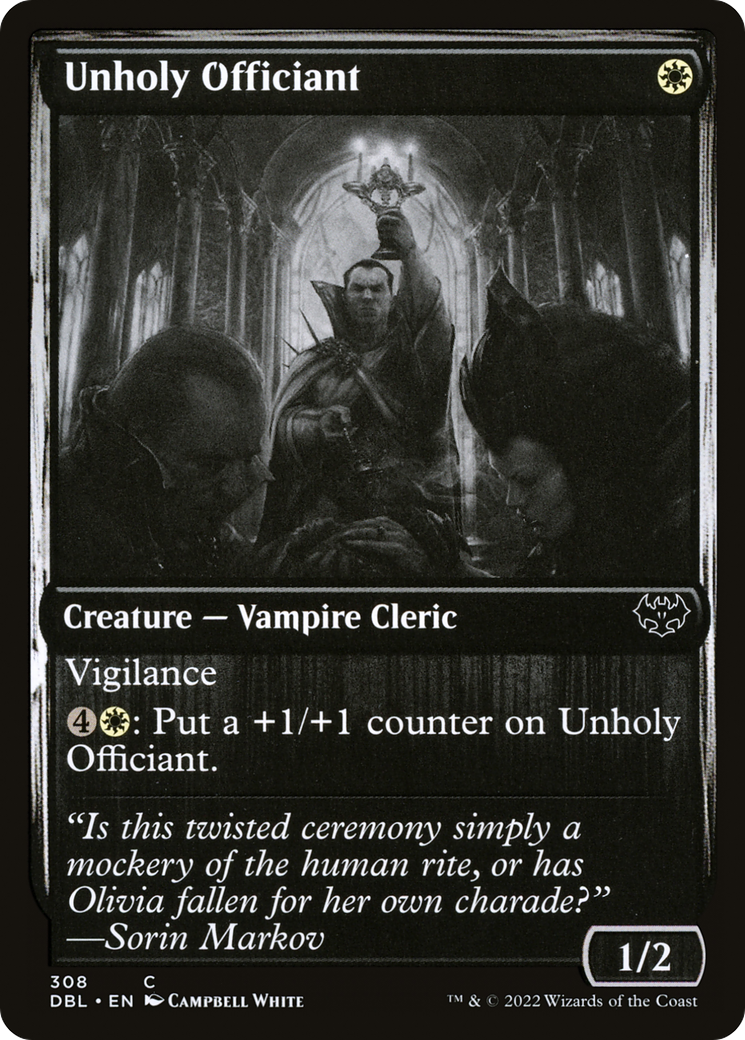 Unholy Officiant (DBL-308) - Innistrad: Double Feature