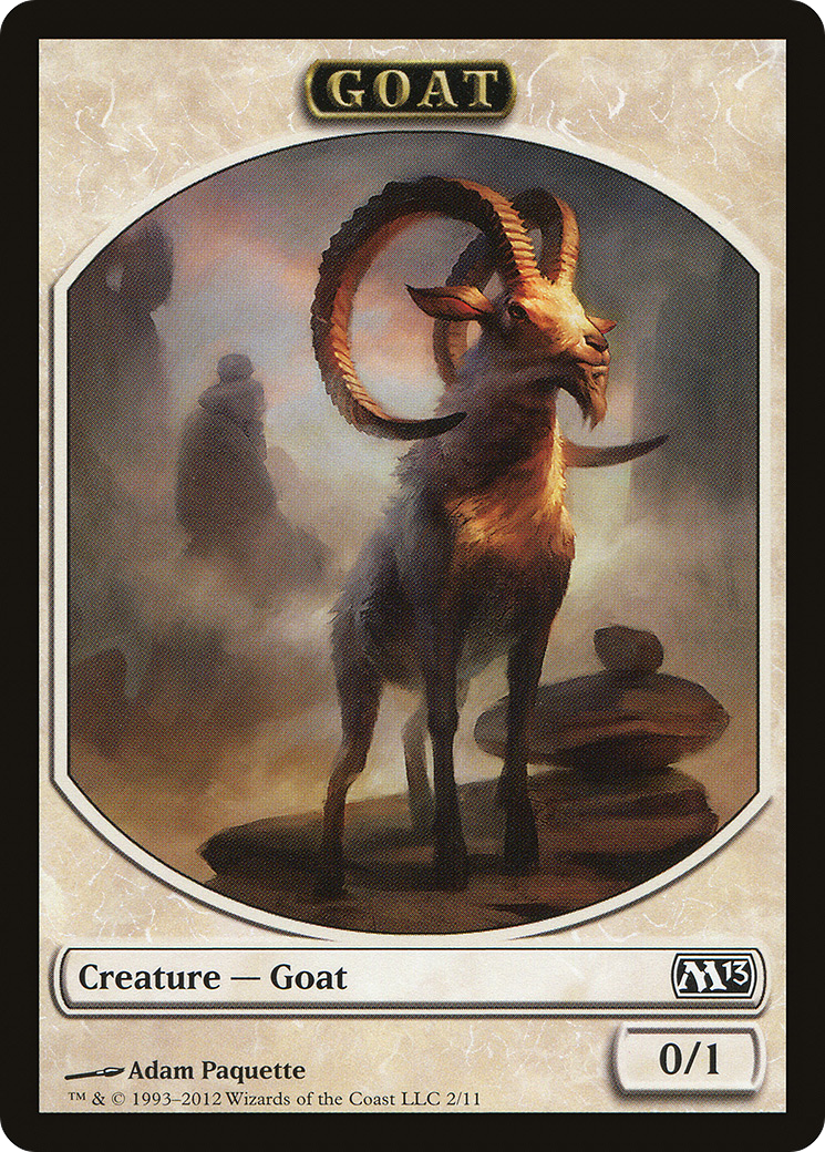 Goat (M13-002) - Magic 2013 Tokens