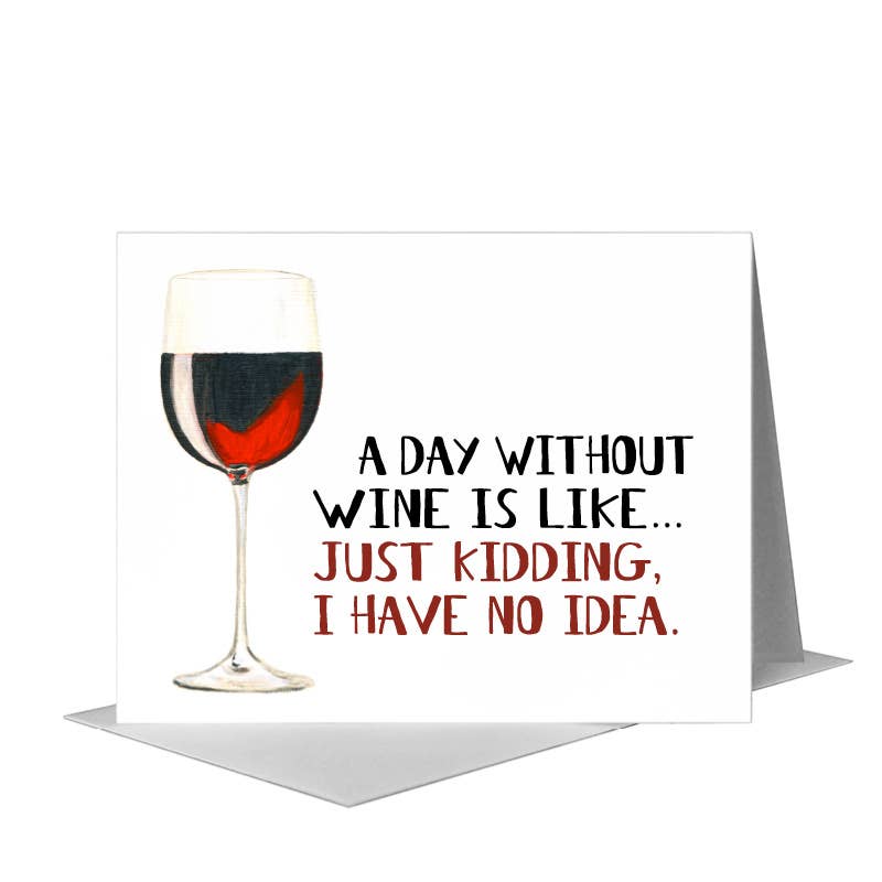 Vino, Greeting Card (#8438R)