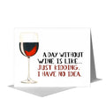 Vino, Greeting Card (#8438R)