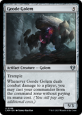 Geode Golem (CMM-386) - Commander Masters