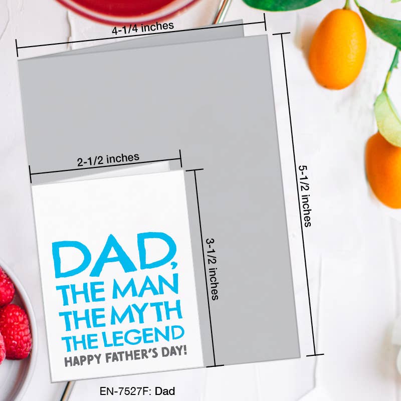 Dad, Greeting Card (#7527F)