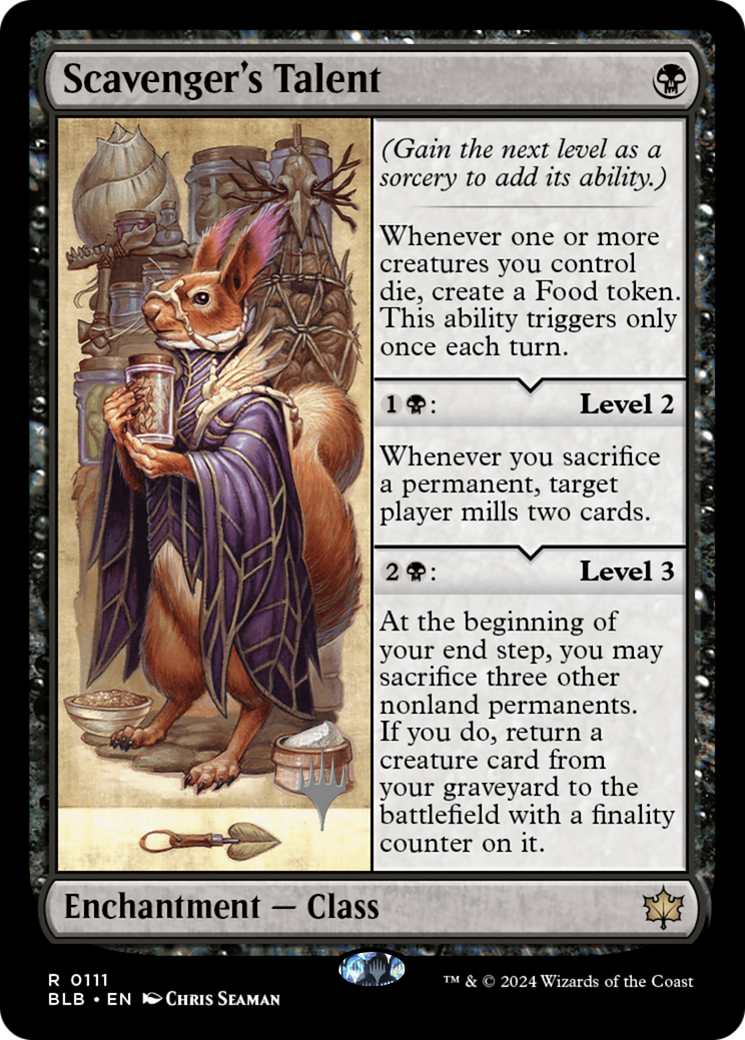 Scavenger's Talent (PPBLB-111) - Bloomburrow Promos