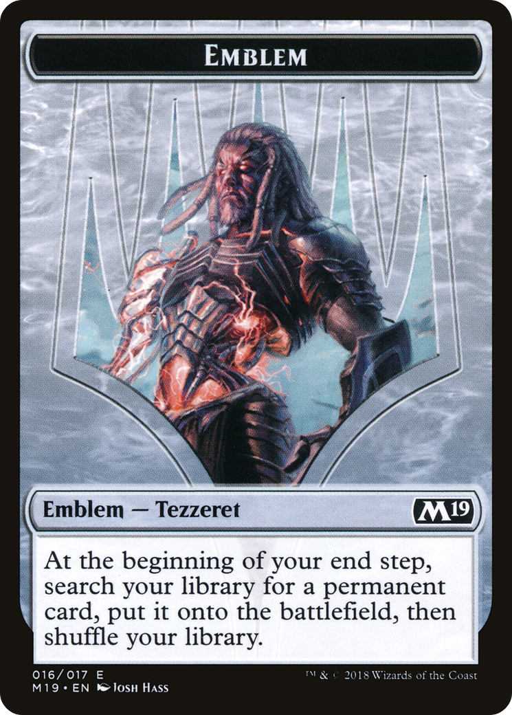 Tezzeret, Artifice Master Emblem (M19-016) - Core Set 2019 Tokens