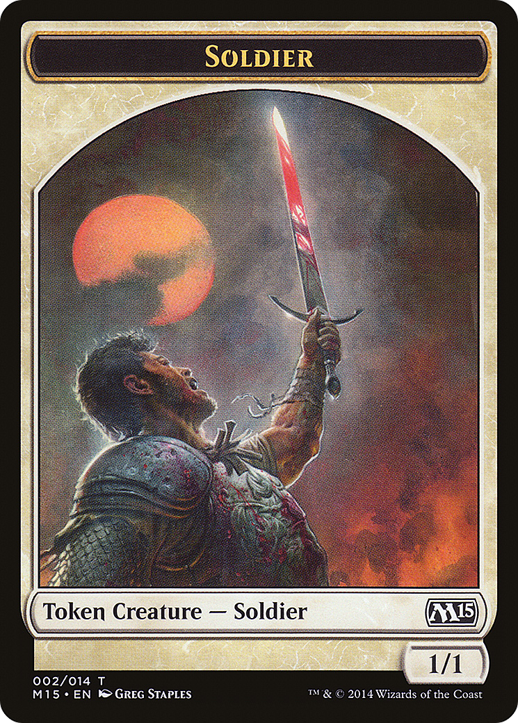 Soldier (M15-002) - Magic 2015 Tokens