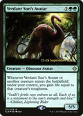 Verdant Sun's Avatar (PRE-213S) - Ixalan Promos Foil