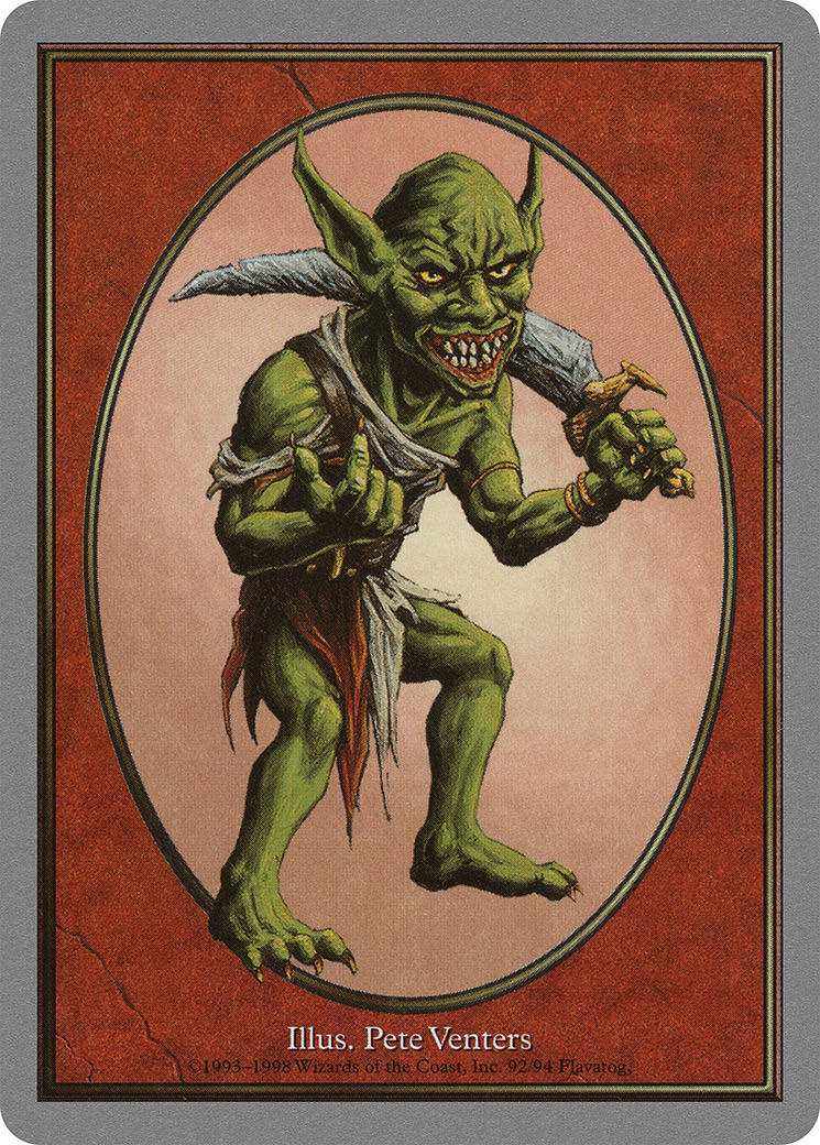 Goblin (UGL-092) - Unglued Tokens
