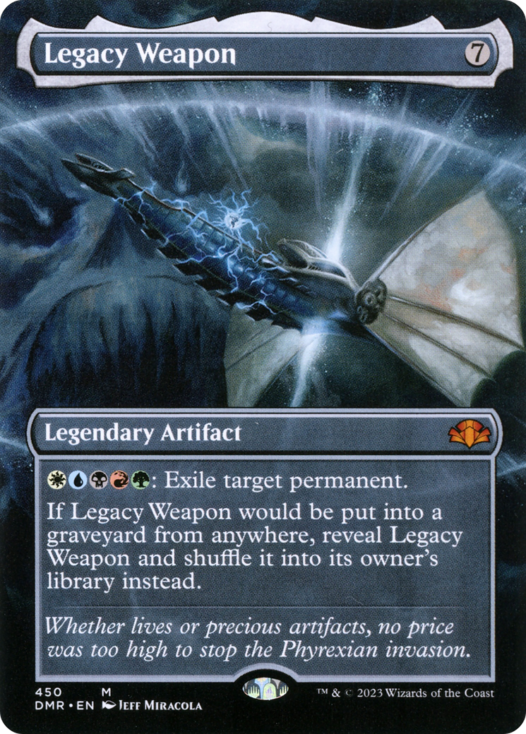 Legacy Weapon (Borderless) (DMR-450) - Dominaria Remastered (Borderless) Foil