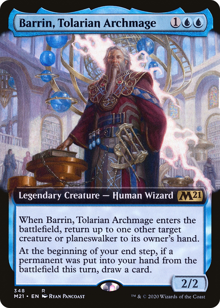 Barrin, Tolarian Archmage (M21-348) - Core Set 2021: (Extended Art)