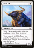 Giant Ox (KHM-011) - Kaldheim Foil