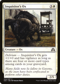 Inquisitor's Ox (SOI-024) - Shadows over Innistrad