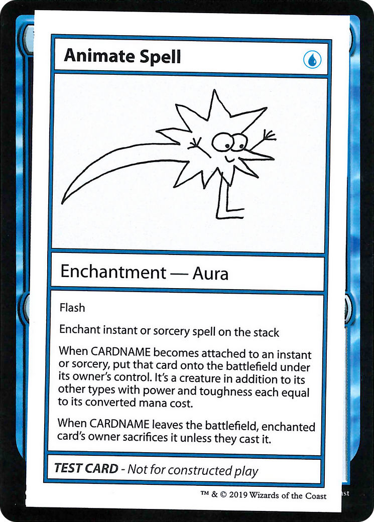 Animate Spell (CMB1-) - Mystery Booster Playtest Cards 2021