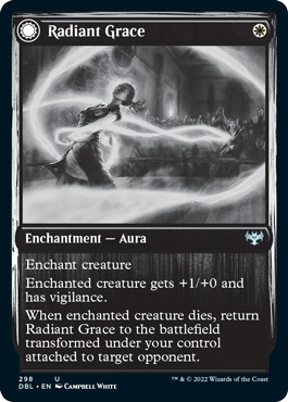 Radiant Grace // Radiant Restraints (DBL-298) - Innistrad: Double Feature: (Double Faced Transform)