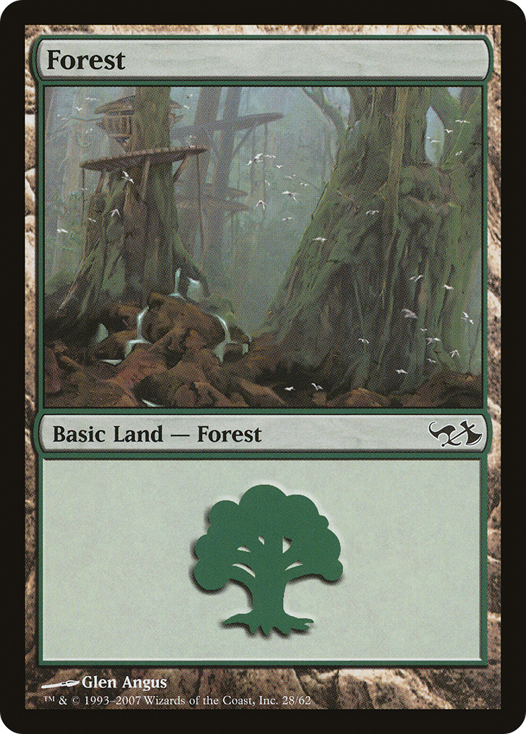Forest (EVG-028) - Duel Decks: Elves vs. Goblins