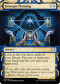 Strategic Planning (STA-020) - Strixhaven Mystical Archive: (Showcase) (Borderless) Etched Foil