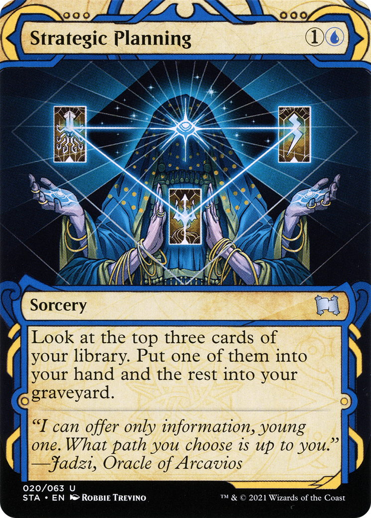 Strategic Planning (STA-020) - Strixhaven Mystical Archive: (Showcase) (Borderless)