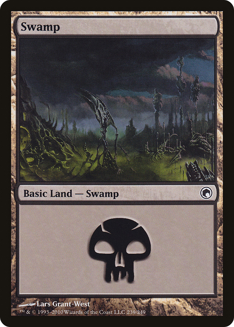 Swamp (SOM-239) - Scars of Mirrodin