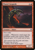 Plated Geopede (ZEN-141) - Zendikar Foil