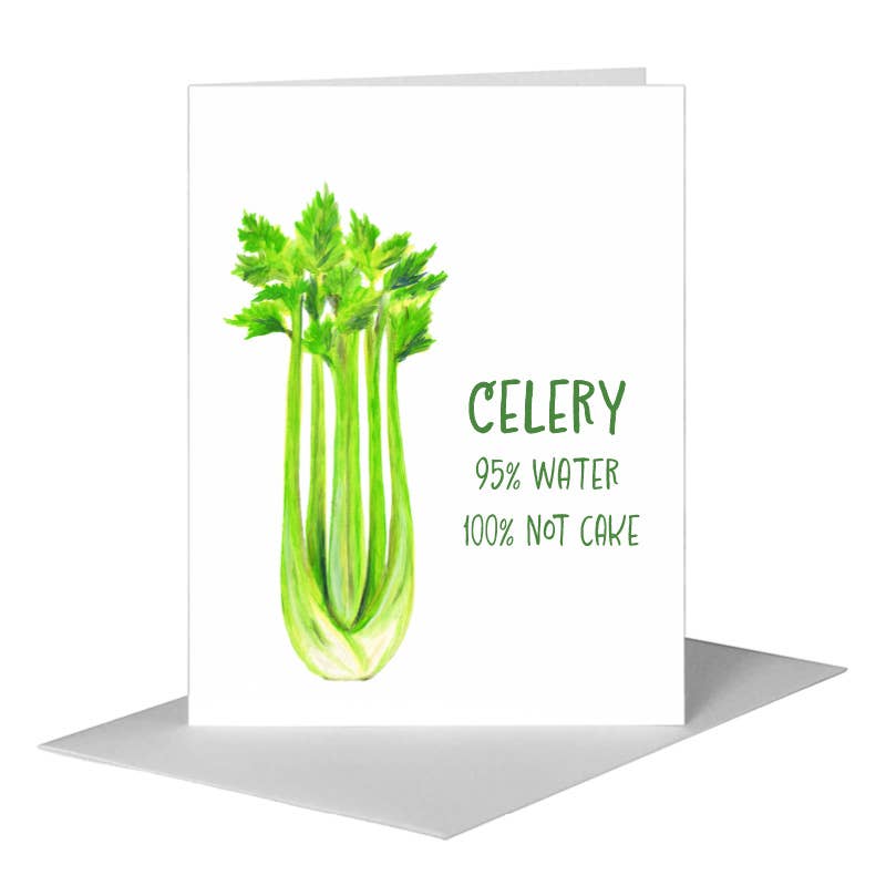 Celery, Greeting Card (#8479C)