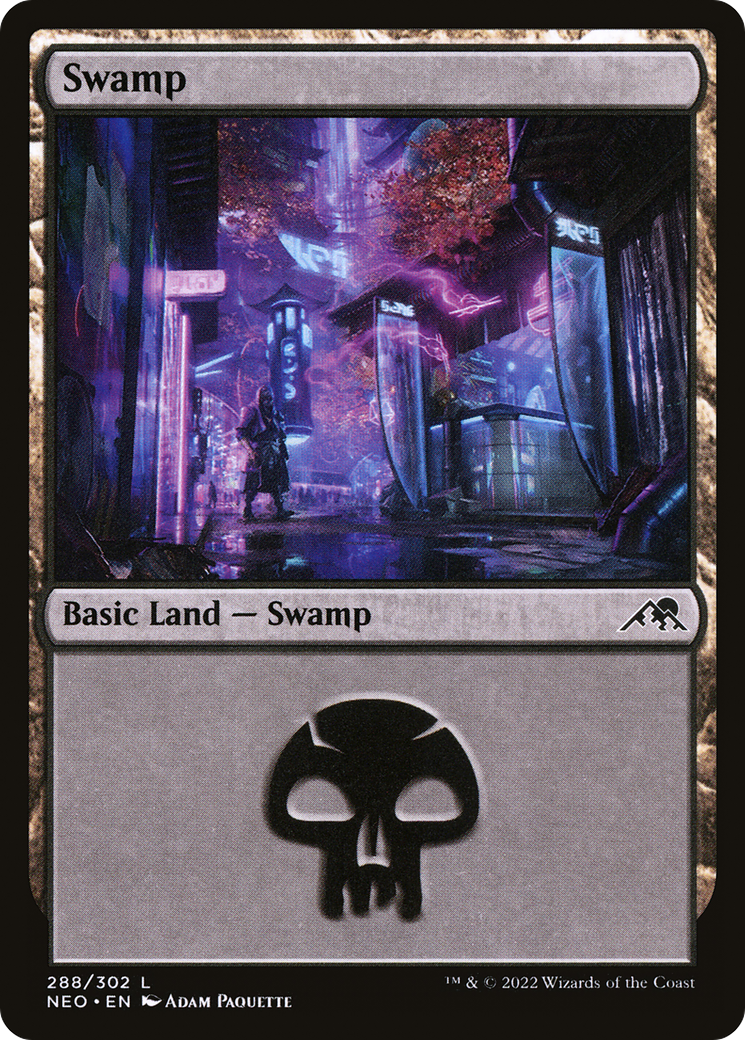Swamp (NEO-288) - Kamigawa: Neon Dynasty