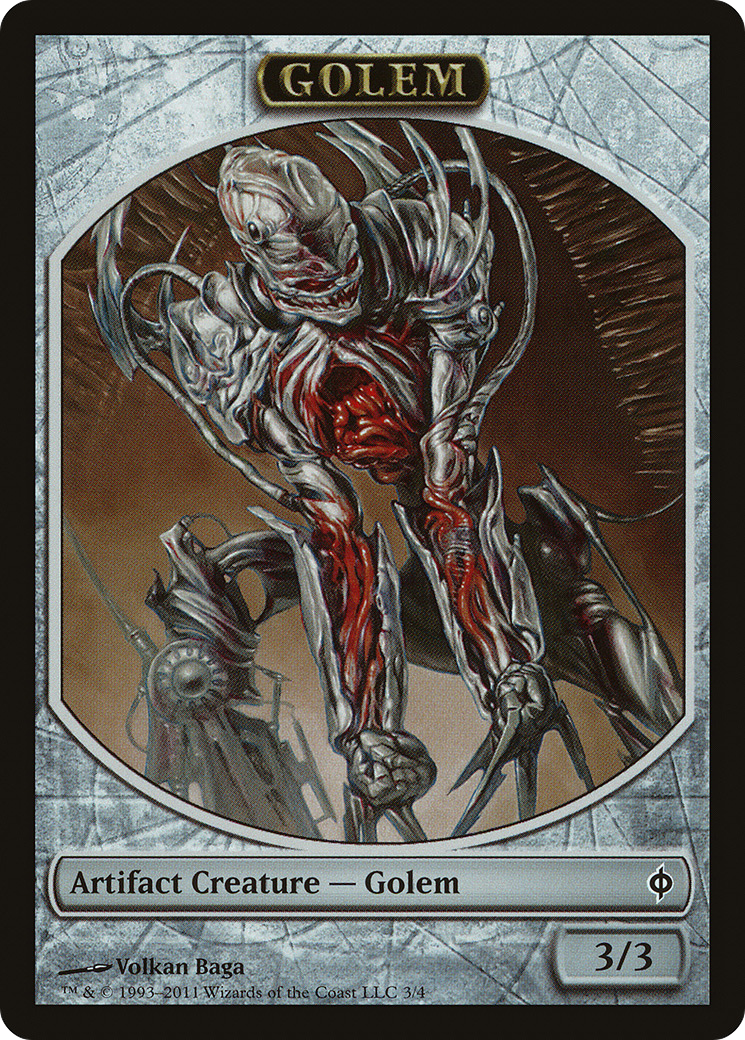 Golem (NPH-003) - New Phyrexia Tokens