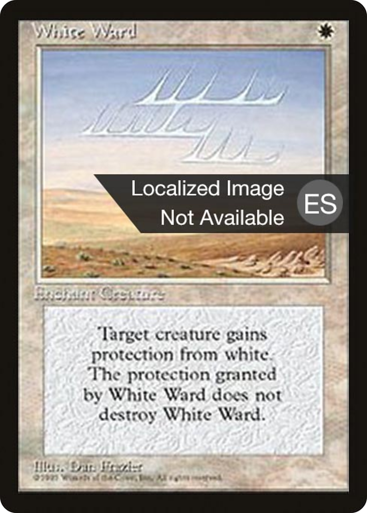 White Ward (4BB-057) - Fourth Edition Foreign Black Border