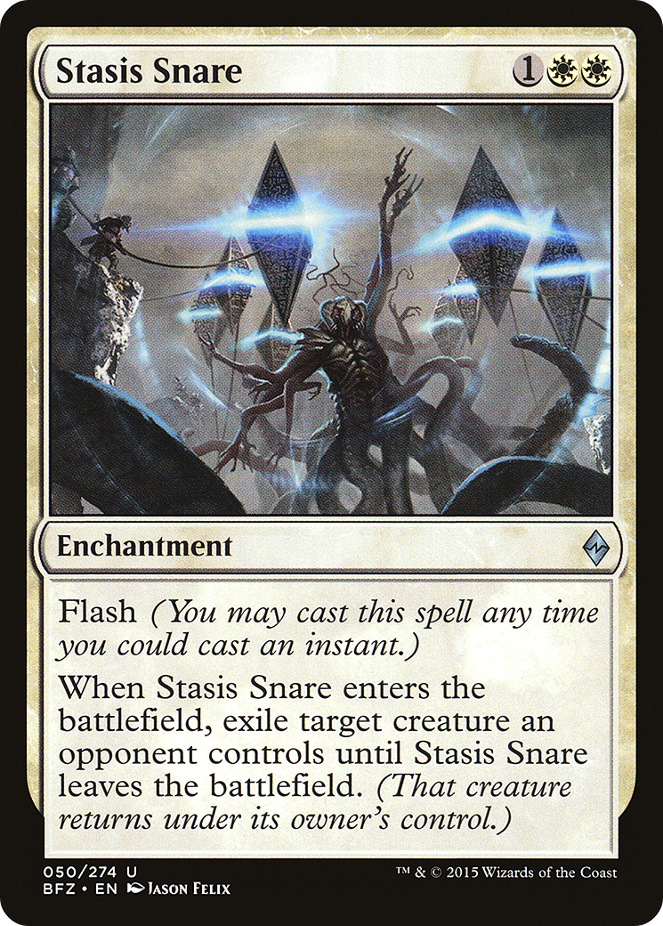 Stasis Snare (BFZ-050) - Battle for Zendikar Foil
