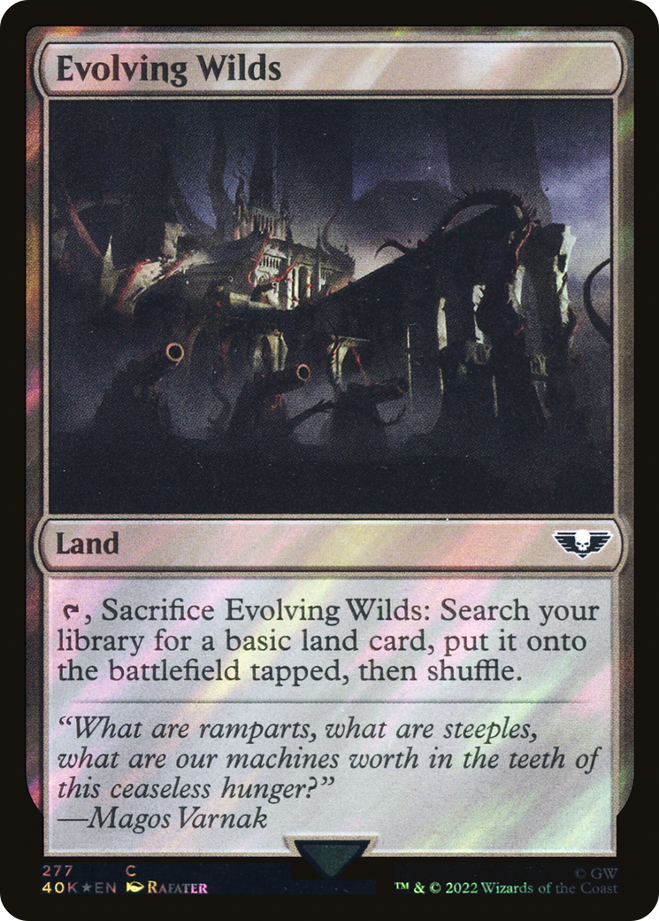 Evolving Wilds (40K-277★) - Warhammer 40,000 Commander Foil