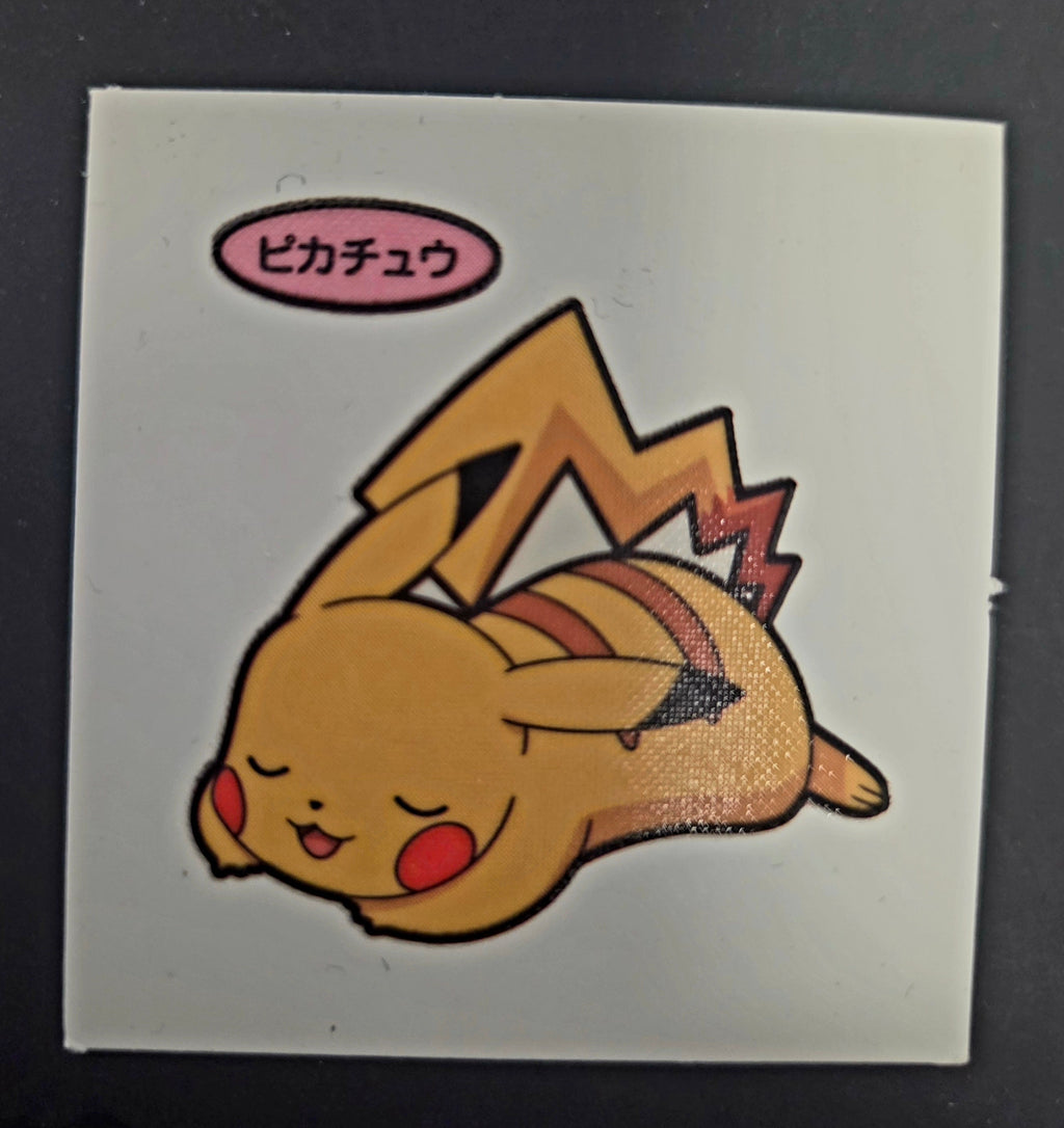 Pokemon Bread Seal Deco Character Sticker - Sleeping Pikachu