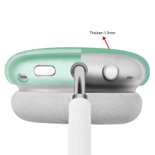 Hybrid-Flex Transparent Green Case - Apple AirPods Max